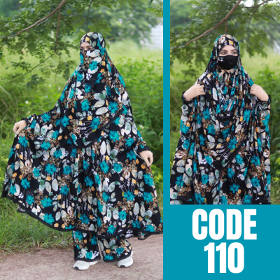 Khimar and Plazo set 110