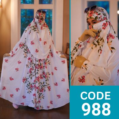 Luxury Zilbab Abaya Khimar (988)