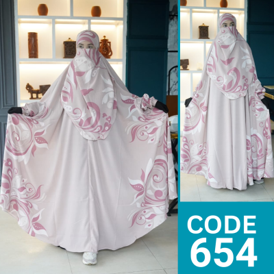 VIP Luxary Zilbab Abaya Khimar (654)