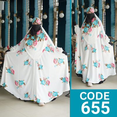 VIP Luxary Zilbab Abaya Khimar (655)