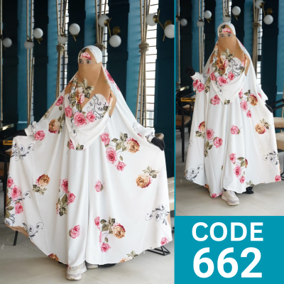 VIP Luxary Zilbab Abaya Khimar (662)