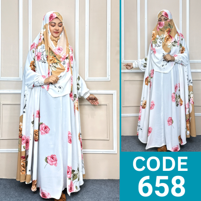 VIP Luxary Zilbab Abaya Khimar (658)