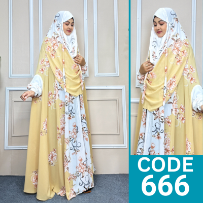 VIP Luxary Zilbab Abaya Khimar (666)