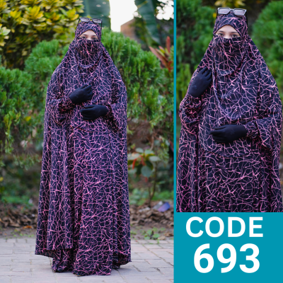 Luxary Zilbab Abaya Khimar (693)