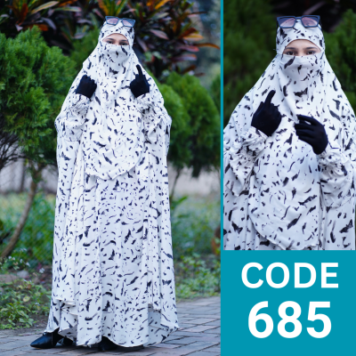 Luxary Zilbab Abaya Khimar (685)