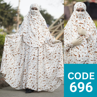 Luxary Zilbab Abaya Khimar (696)